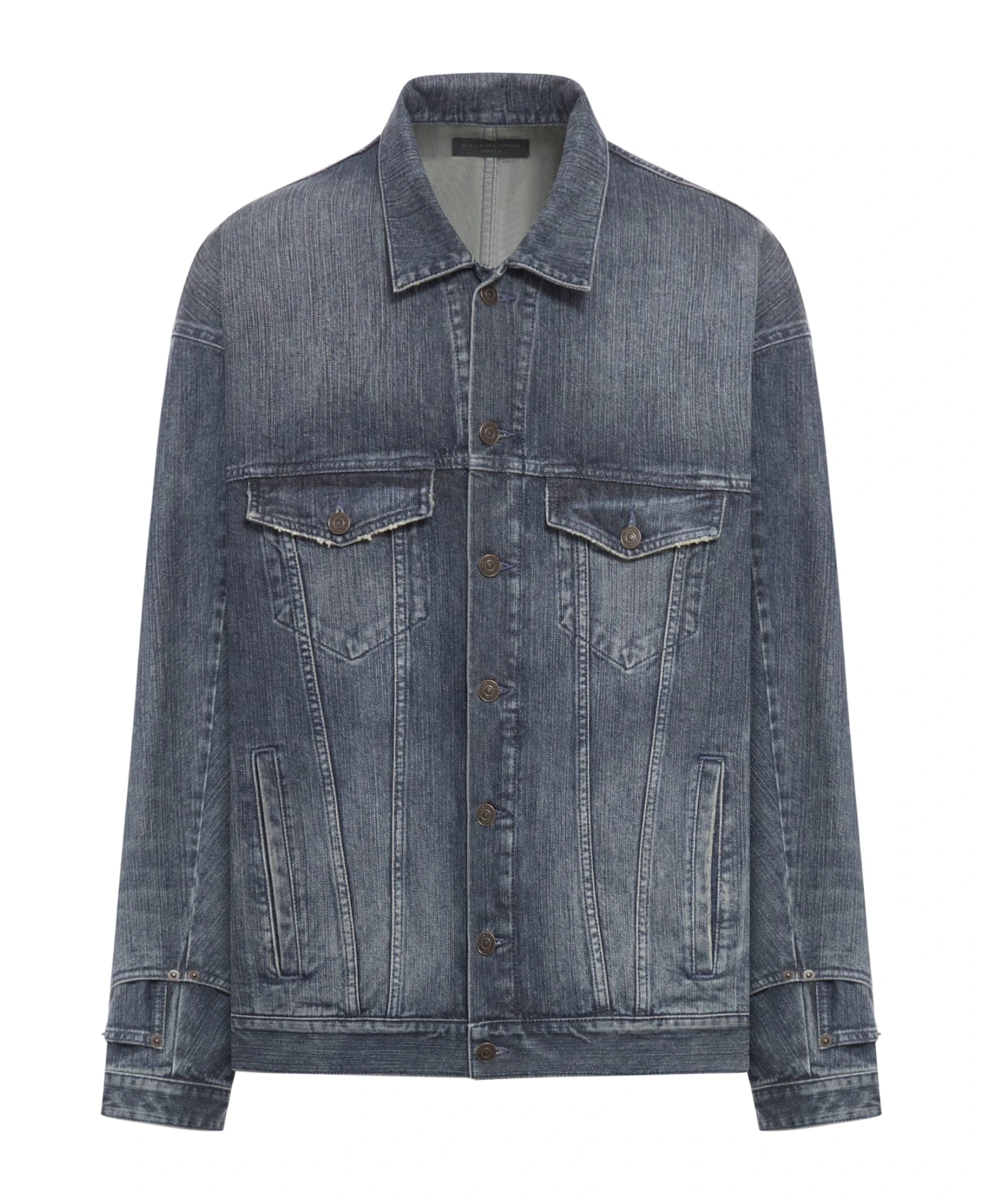 Balenciaga Deconstructed Jacket Italian Indigo Ring Denim
