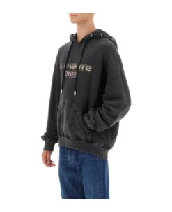 Off-White Hoodie With Back Bacchus Print -Classic Men Wear Store 049018f44944228196942becf361609d