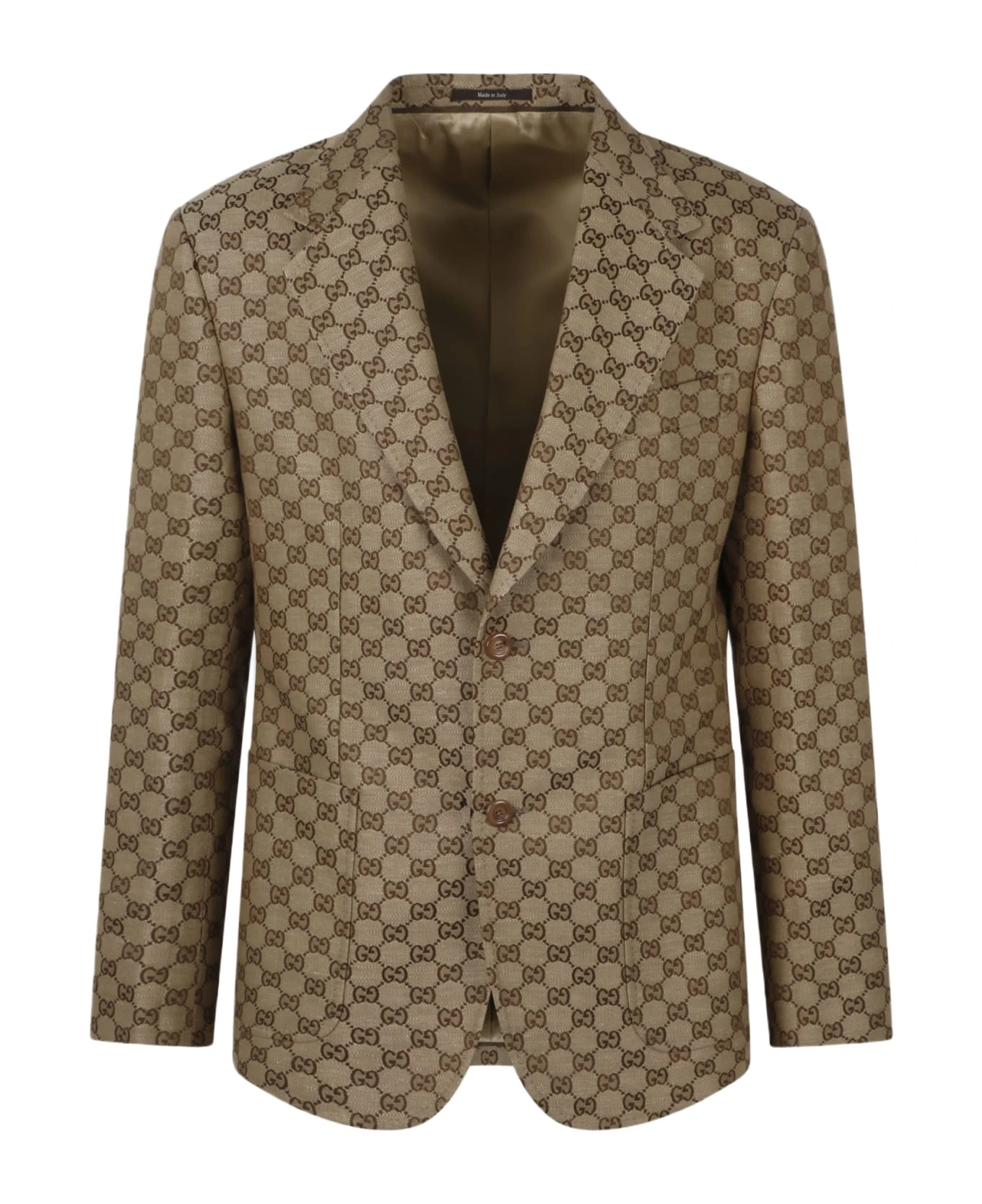 Gucci Gg Supreme Linen Formal Jacket