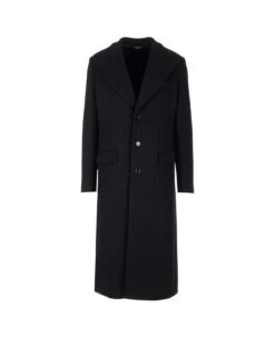Dolce & Gabbana Long Single-breasted Deconstructed Coat