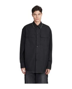 Off-White Shirt In Black Cotton