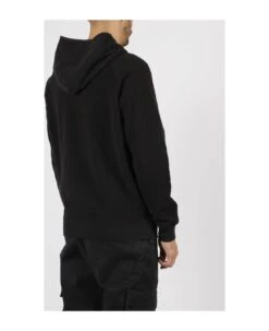 Stone Island Logo Badge Snap Hood Sweatshirt -Classic Men Wear Store 1a2fe8f07e26ff3f77a4c2374220ffb3