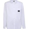 Dolce & Gabbana Chest Logo Patch White Shirt