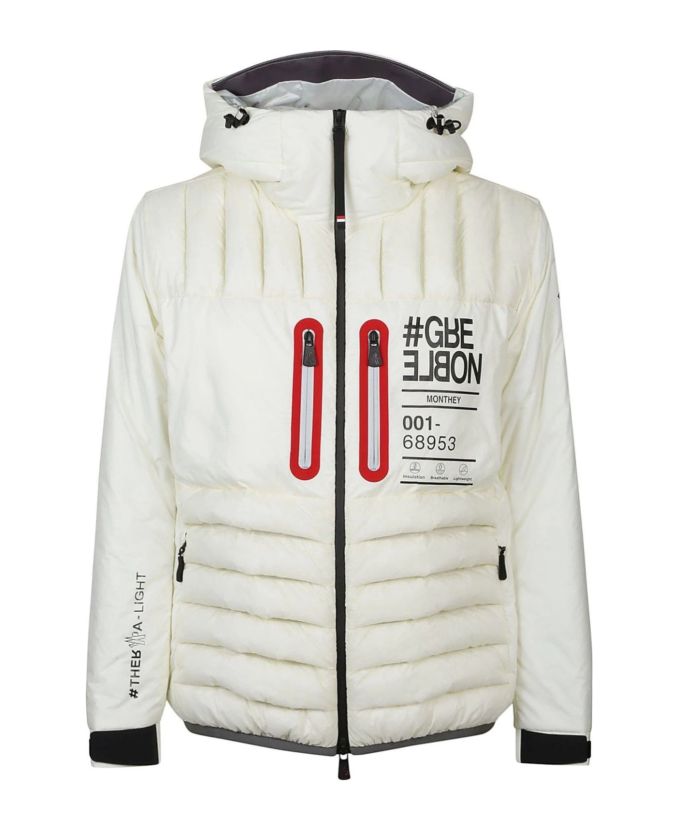Three-striped Puffer Hooded Jacket