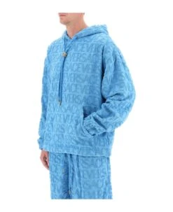 Versace Allover Cotton Terry Hoodie -Classic Men Wear Store 25bd4ccdf49d9de333e98da6acbe3307