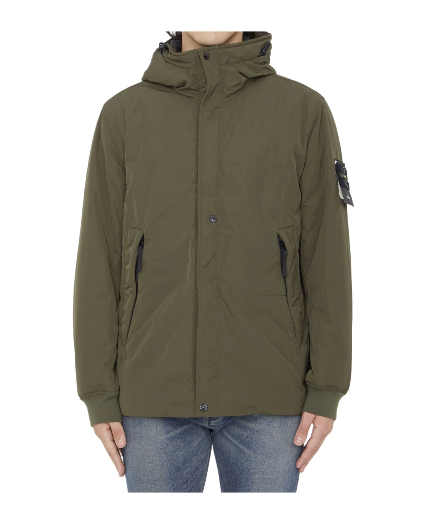 Stone Island Micro Twill Parka With Hood 1 Stone Island Micro Twill Parka With Hood