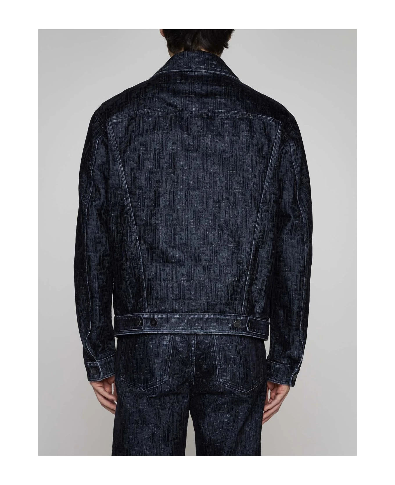 FENDI Ff Denim Jacket 4 FENDI Ff Denim Jacket - Image 4