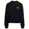 Black Crewneck Sweatshirt With Amiri X Eden Rock Print In Cotton Man