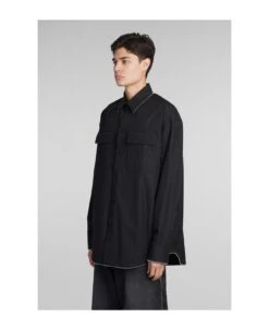 Off-White Shirt In Black Cotton -Classic Men Wear Store 2ccc04a272be3cf268ae33ad6f98efad