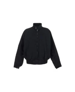 Bottega Veneta Tech Nylon Bomber Jacket