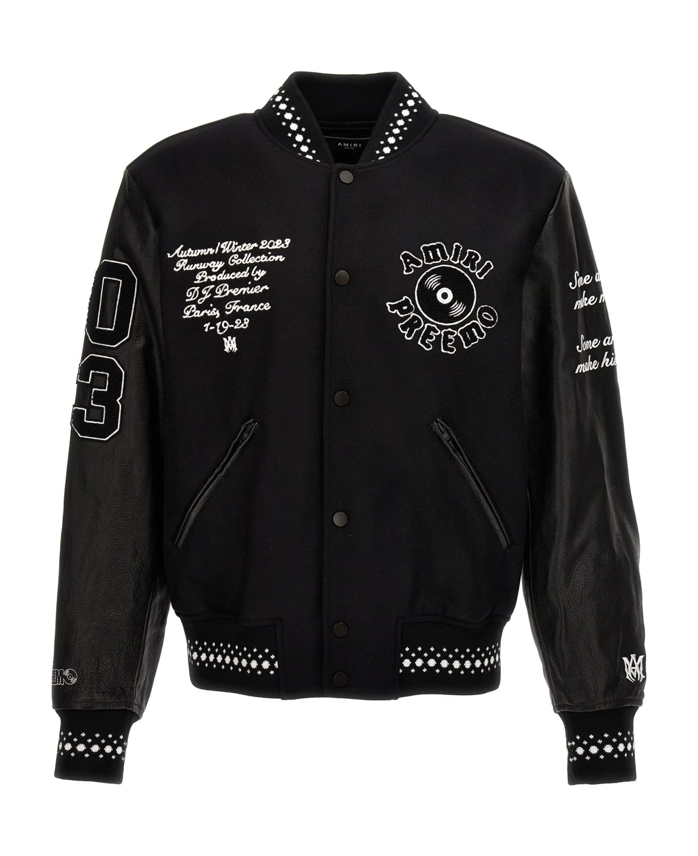 Amiri Embroidered Bomber Jacket 1 Amiri Embroidered Bomber Jacket