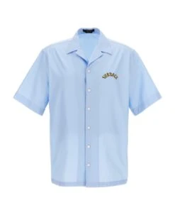 Versace Embroidered Logo Shirt