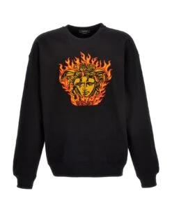 Versace 'medusa Flame' Sweatshirt