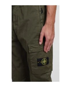 Stone Island Pants In Green Cotton -Classic Men Wear Store 35e1413a08c46211efe24dc6a159af79