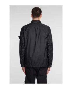Stone Island Casual Jacket In Black Polyamide -Classic Men Wear Store 37579783ee19f5fc59ed461cf46d6dbb