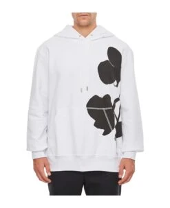 Alexander McQueen Orchid Printed Hoodie