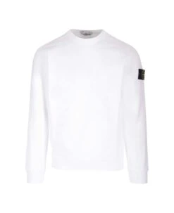 Stone Island White Sweatshirt