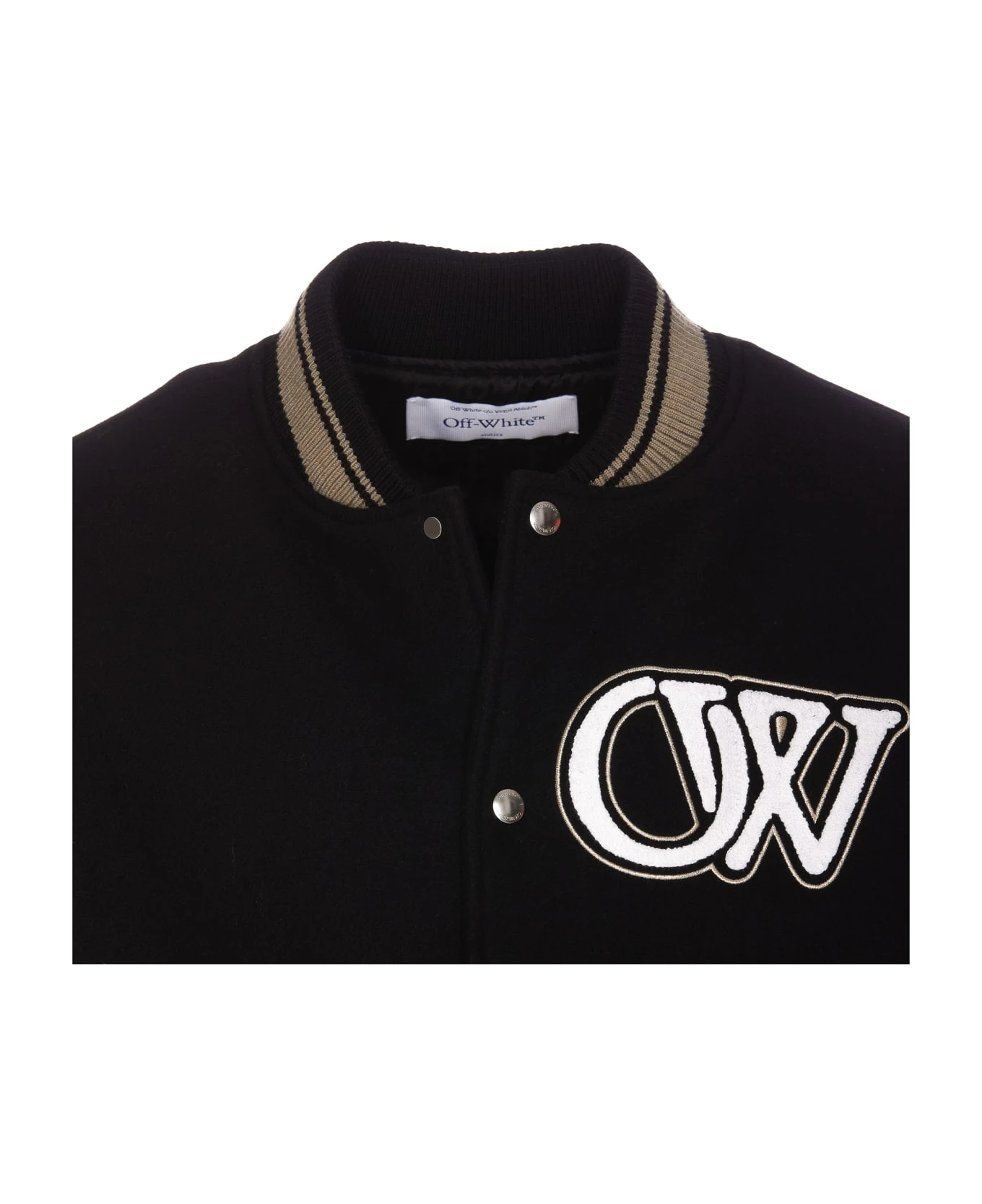 Off-White Moon Phase Varsity Bomber 4 Off-White Moon Phase Varsity Bomber - Image 4