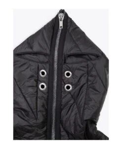 Gimp Jkt Black Quilted Nylon Hooded Jacket - Gimp Jkt -Classic Men Wear Store 55b9b7b6a2831185a1f0e6b78d7162c3