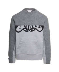 Alexander McQueen Crew Neck Long Sleeve