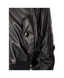 Dolce & Gabbana Black Faux Leather Jacket -Classic Men Wear Store 57566eee8c0f6c0dacc08acabb1c6b51