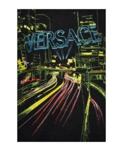 Versace City Lights Embroidered Crewneck Jumper -Classic Men Wear Store 5d3526bae9f4e931d31e56d0a01cdd3a