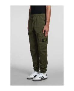 Stone Island Pants In Green Cotton -Classic Men Wear Store 5d5d02ffc53bc8cdbaf0d75e00c611d6