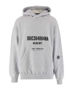 Dolce & Gabbana Printed Cotton Hoodie