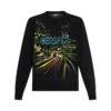Versace City Lights Embroidered Crewneck Jumper