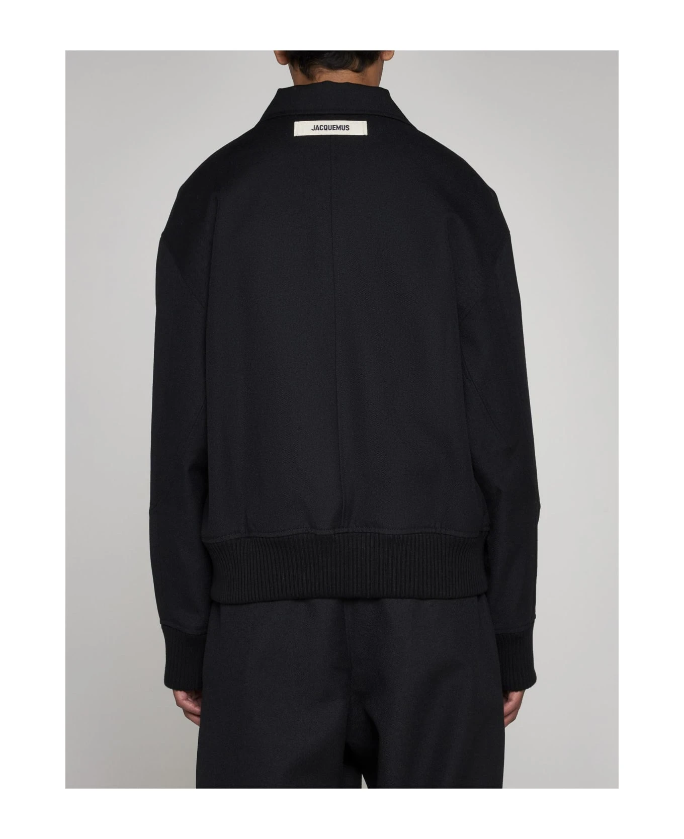 Jacquemus Le Bomber Feltro Wool-blend Jacket 4 Jacquemus Le Bomber Feltro Wool-blend Jacket - Image 4