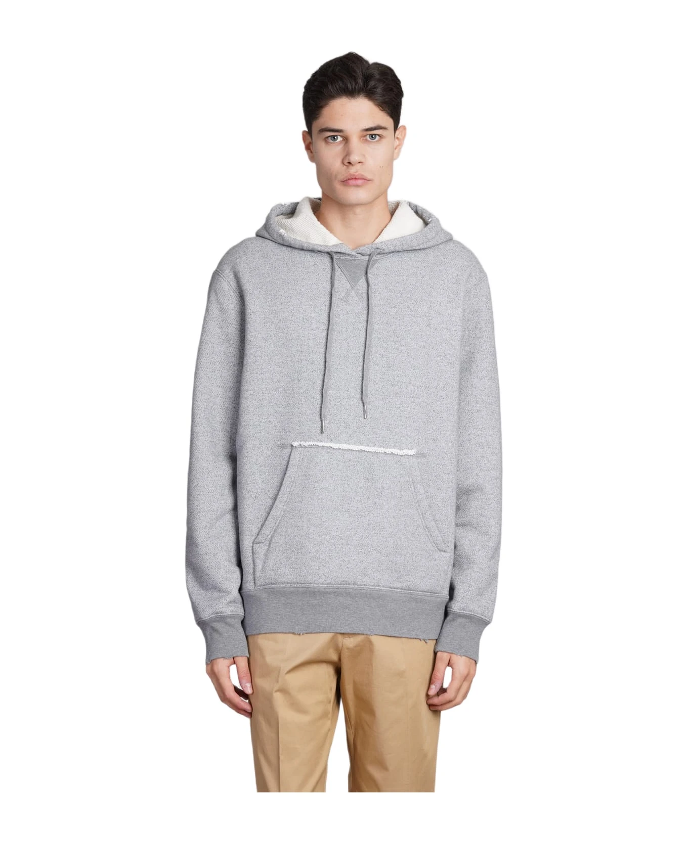 Golden Goose Sweatshirt In Grey Cotton 1 Golden Goose Sweatshirt In Grey Cotton