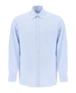 Golden Goose Alvise Shirt With Embroidered Pocket