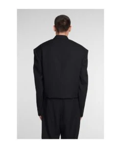 Balenciaga Blazer In Black Wool -Classic Men Wear Store 6eb75cf53add8e4c19a217257c3e4964