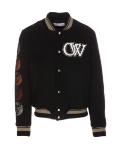 Off-White Moon Phase Varsity Bomber