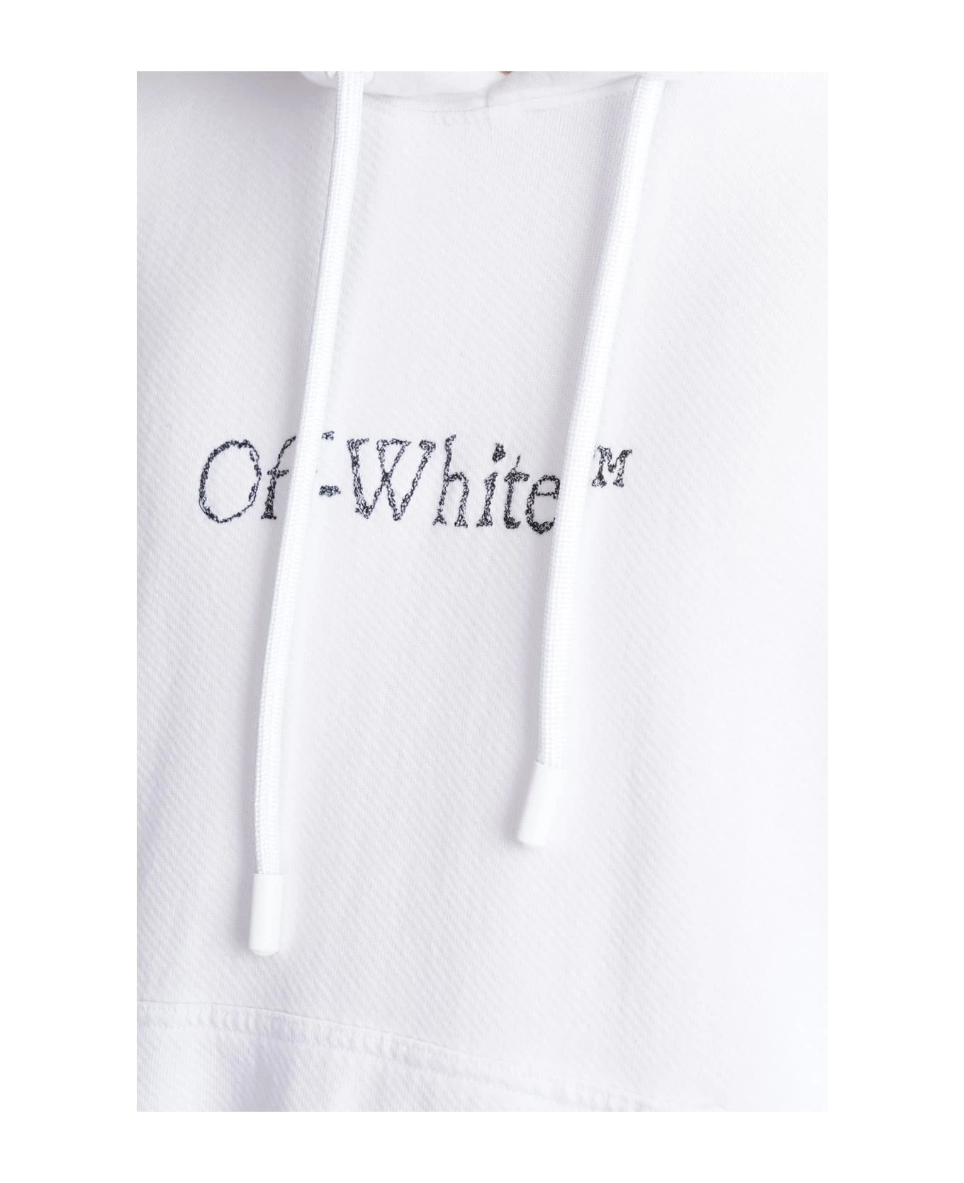 Off-White Sweatshirt In White Cotton 5 Off-White Sweatshirt In White Cotton - Image 5