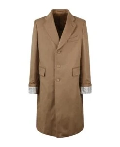 Gucci Cities Label Camelhair Coat