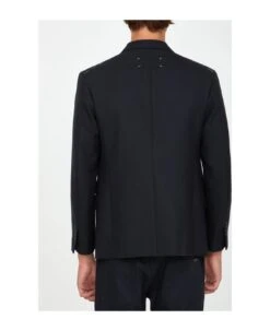 Maison Margiela Black Wool Jacket -Classic Men Wear Store 7e76c3ac88bff7744f7bcba95233e853