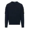 Stone Island Navy Blue Sweatshirt With Pockets