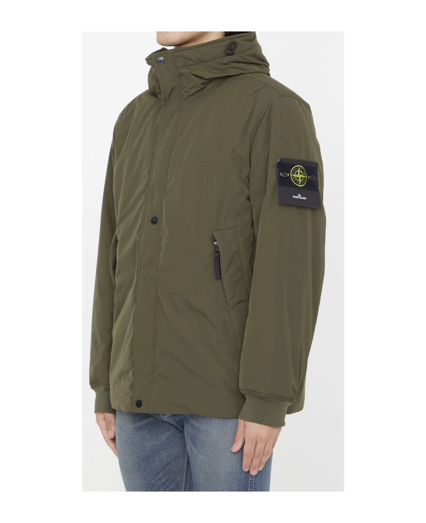 Stone Island Micro Twill Parka With Hood 2 Stone Island Micro Twill Parka With Hood - Image 2