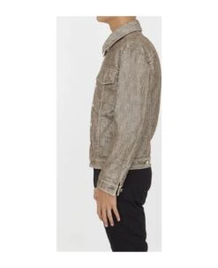 FENDI Beige Denim Jacket 6 FENDI Beige Denim Jacket -Classic Men Wear Store 887c435c738fdac9b23f20c83362adf2