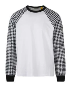 Houndstooth Ls T-shirt