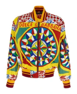 Dolce & Gabbana 'carretto' Bomber Jacket