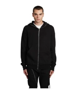 Gimp Hoodie Sweatshirt In Black Cotton