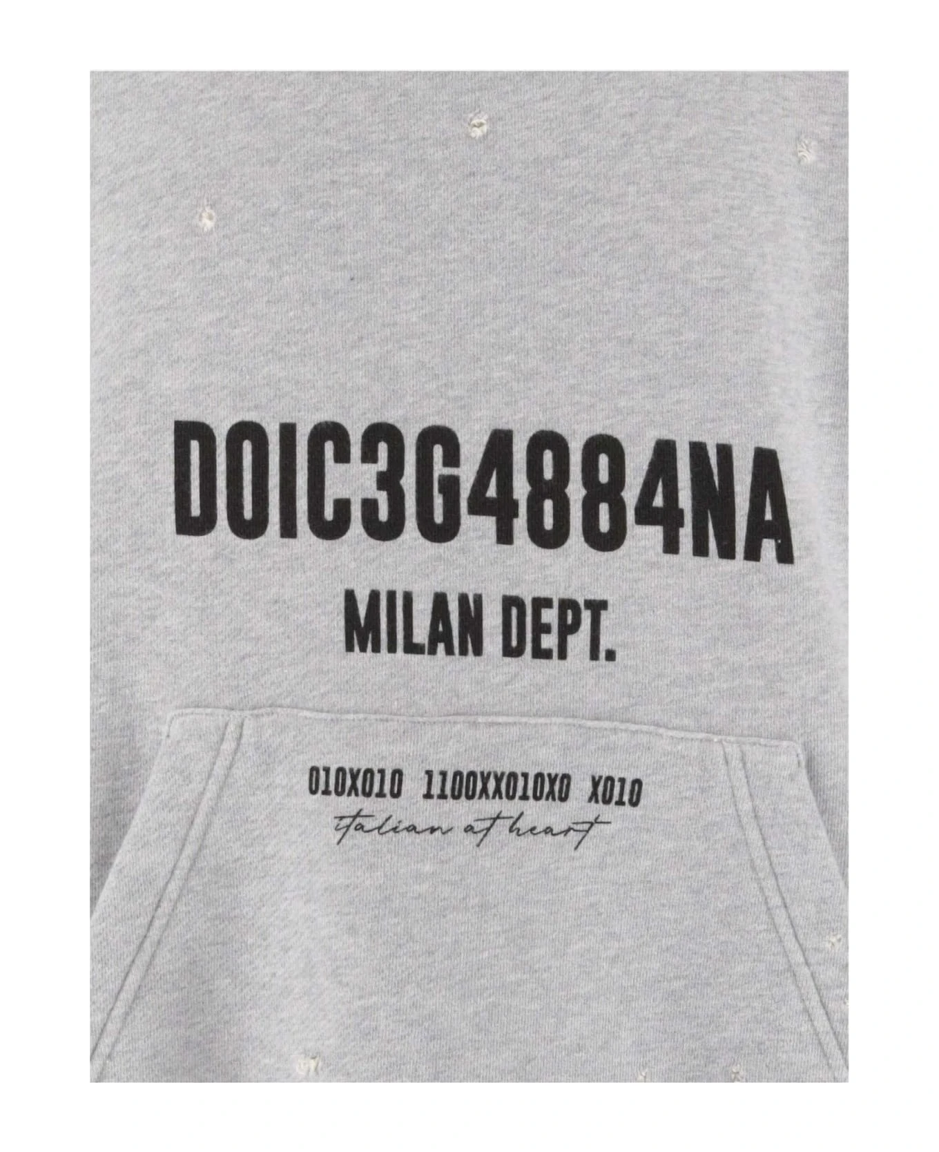 Dolce & Gabbana Printed Cotton Hoodie 3 Dolce & Gabbana Printed Cotton Hoodie - Image 3