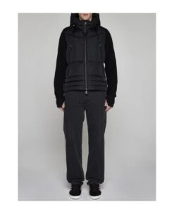 Knit And Padded Nylon Cardigan -Classic Men Wear Store a2627369613a0807f885253cf8b136ff