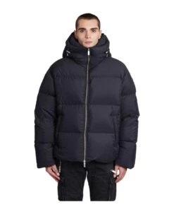 Off-White Puffer In Black Polyester