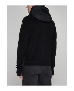 Knit And Padded Nylon Cardigan -Classic Men Wear Store a86d00339a7623f8616083e1280e686c