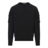 Stone Island Black Sweatshirt With Pockets