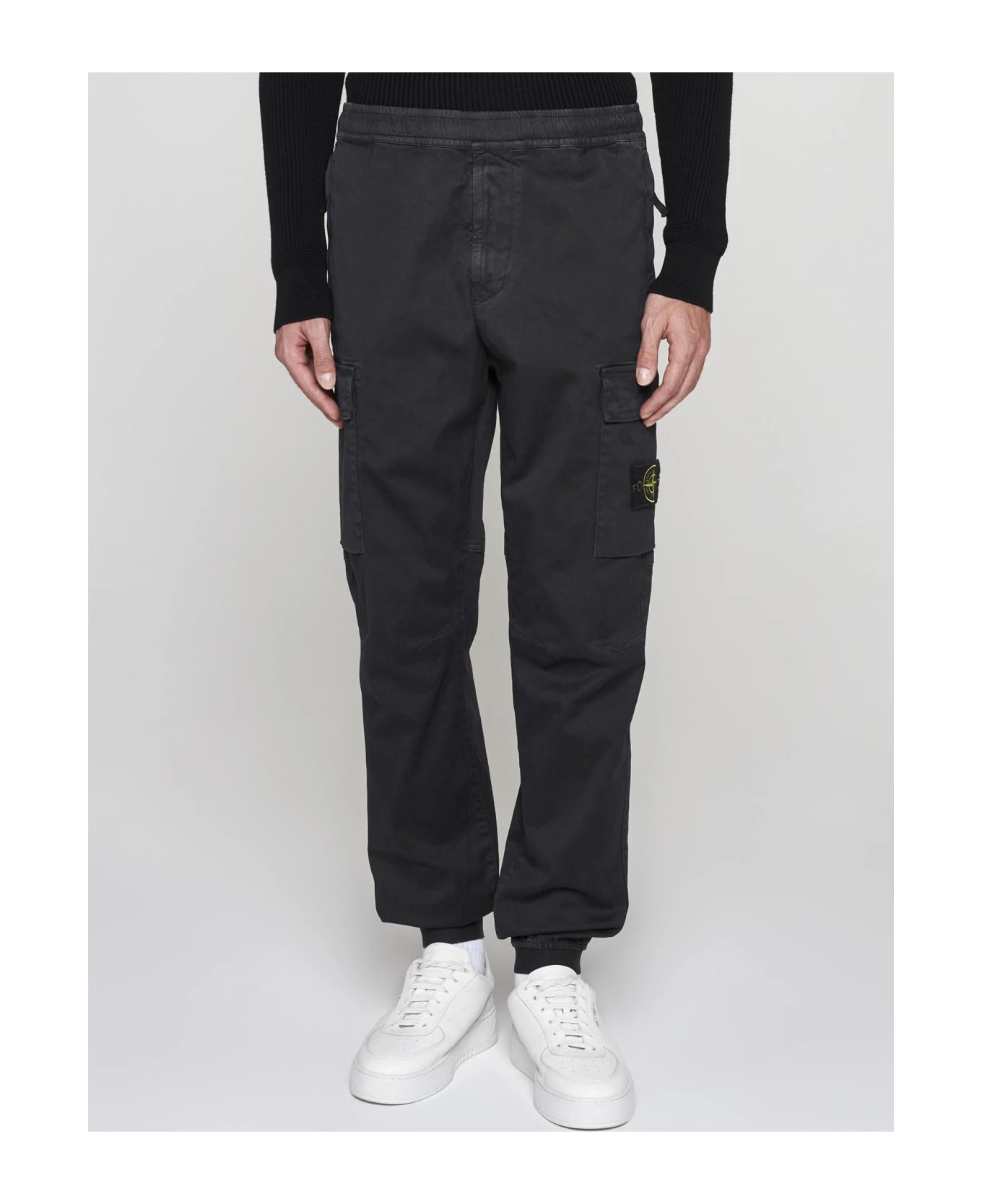 Stone Island Stretch Cotton Cargo Pants 3 Stone Island Stretch Cotton Cargo Pants - Image 3