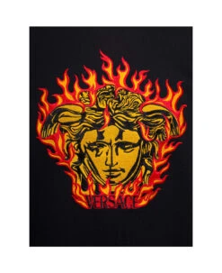 Versace Black Crewneck Sweatshirt With Medusa Print In Cotton Man -Classic Men Wear Store b3210e6e1f66c648c9e03014837d684f